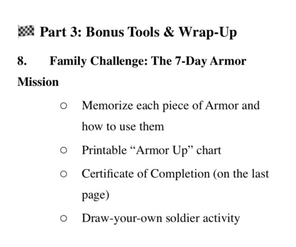 Armor Up! A Parent’s Guide to Raising Christian Warriors - PAPERBACK - Image 6